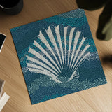 Sea Glass I by Wild Apple Portfolio. Shown as a detailed flat fine art print, highlighting archival giclee quality. Available as an archival giclee rolled canvas, fine art paper, or poster print. SKU 15757a.