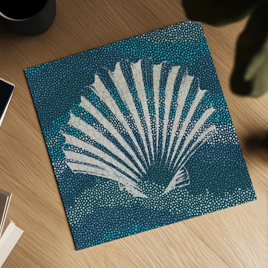 Sea Glass I by Wild Apple Portfolio. Shown as a detailed flat fine art print, highlighting archival giclee quality. Available as an archival giclee rolled canvas, fine art paper, or poster print. SKU 15757a.