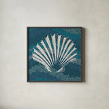 Sea Glass I by Wild Apple Portfolio. Shown in a sleek black glass frame for a contemporary gallery look. Available as an archival giclee rolled canvas, fine art paper, or poster print. SKU 15757a.