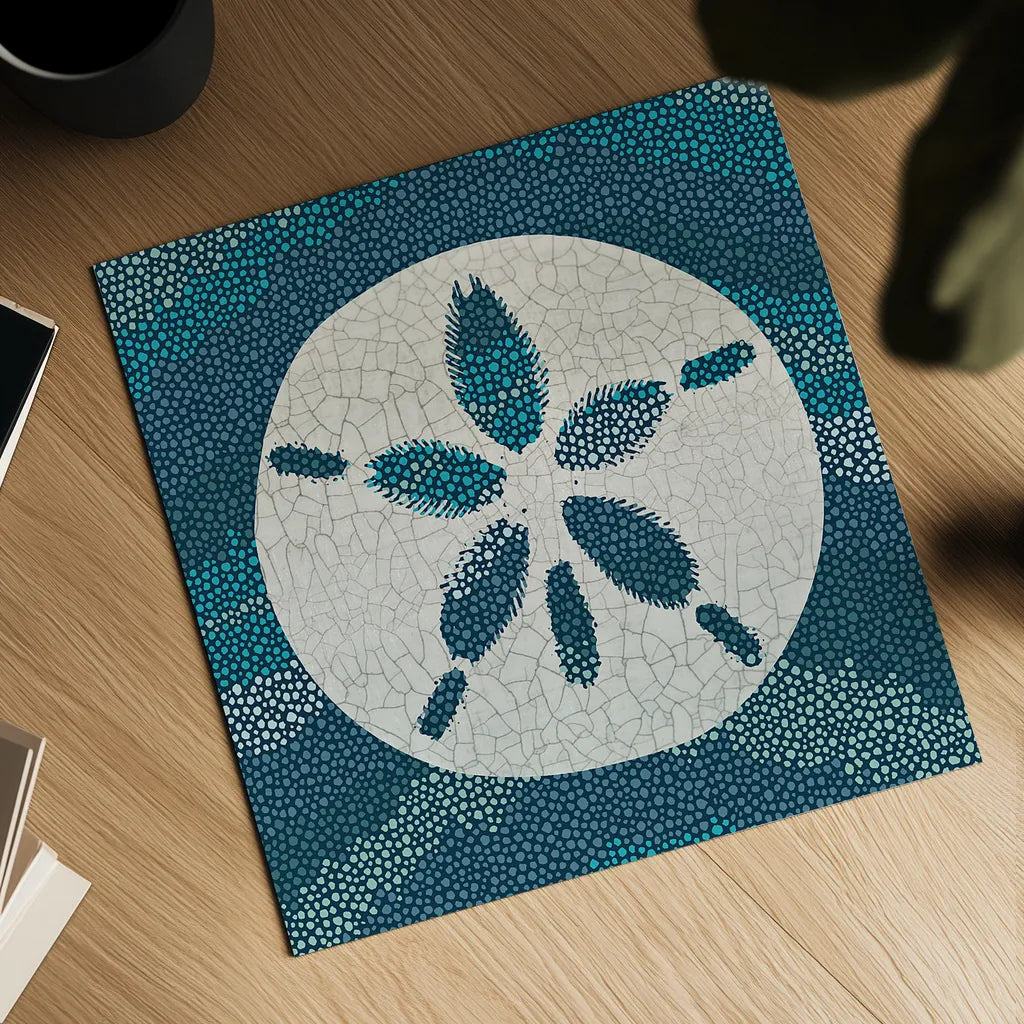 Sea Glass II by Wild Apple Portfolio. Shown as a detailed flat fine art print, highlighting archival giclee quality. Available as an archival giclee rolled canvas, fine art paper, or poster print. SKU 15756a.