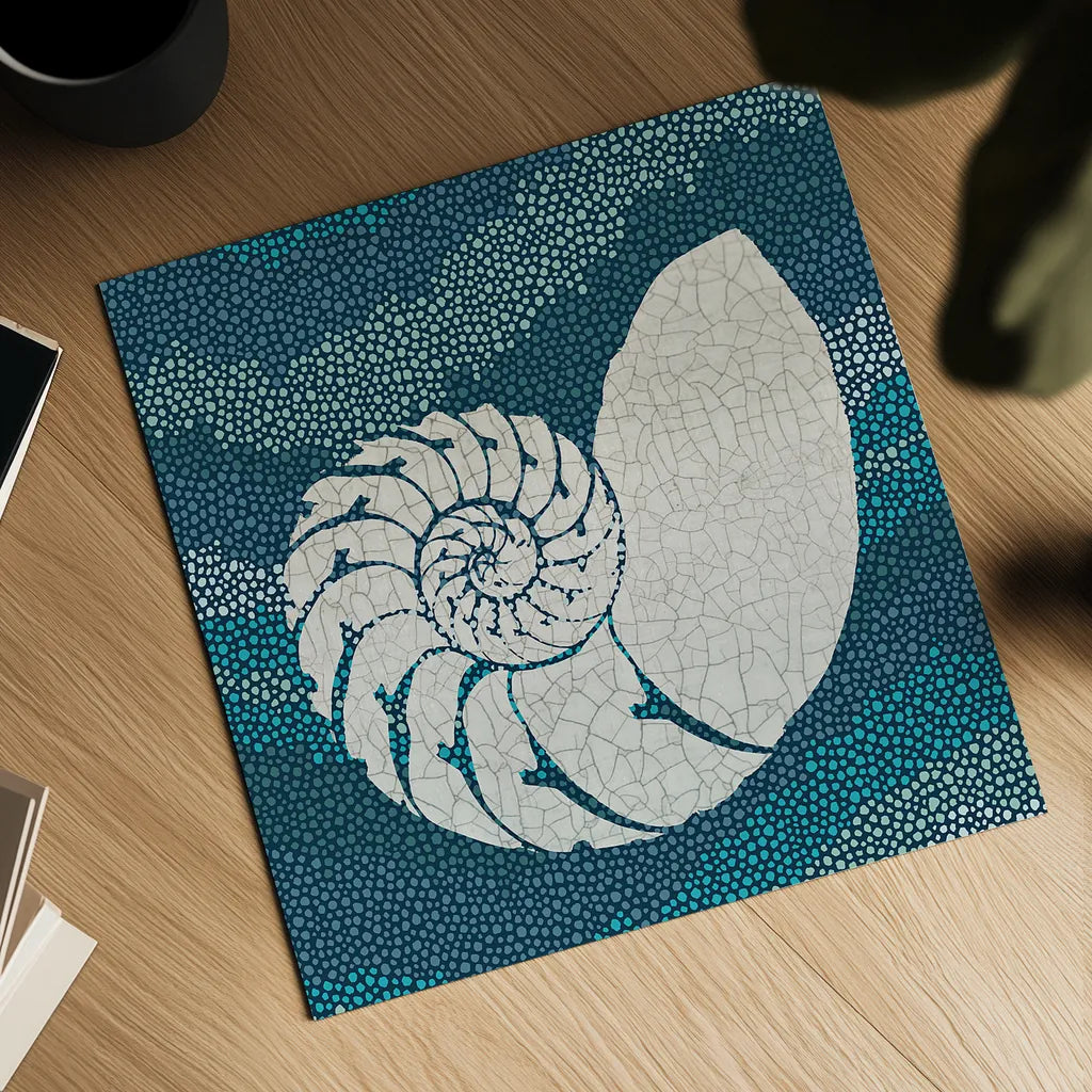 Sea Glass III by Wild Apple Portfolio. Shown as a detailed flat fine art print, highlighting archival giclee quality. Available as an archival giclee rolled canvas, fine art paper, or poster print. SKU 15758a.