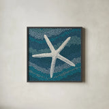 Sea Glass IV by Wild Apple Portfolio. Shown in a sleek black glass frame for a contemporary gallery look. Available as an archival giclee rolled canvas, fine art paper, or poster print. SKU 15759a.