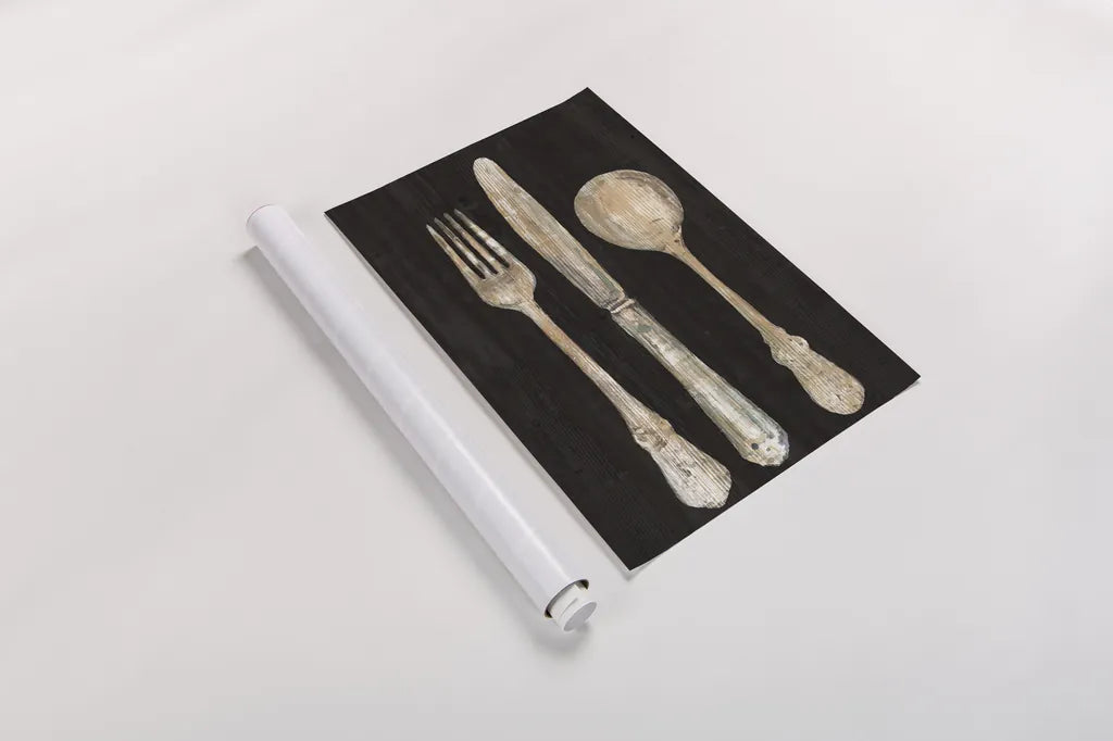 Setting the Table I by Wild Apple Portfolio. shown as a rolled paper print. Available as archival giclee rolled canvas, fine art paper, or poster print. SKU 77437h.