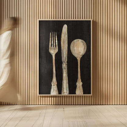 Setting the Table I by Wild Apple Portfolio. shown as over sized large wall art. Available as an archival giclee rolled canvas, fine art paper, or poster print. SKU 77437h.