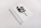 Silhouette Floral I by Wild Apple Portfolio. shown as a rolled paper print. Available as archival giclee rolled canvas, fine art paper, or poster print. SKU 71331h.
