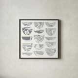 Simplicity II by Wild Apple Portfolio. Shown in a sleek black glass frame for a contemporary gallery look. Available as an archival giclee rolled canvas, fine art paper, or poster print. SKU 38538a.
