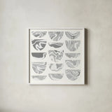 Simplicity II by Wild Apple Portfolio. Shown in a crisp white glass frame for a clean and minimalist style. Available as an archival giclee rolled canvas, fine art paper, or poster print. SKU 38538a.