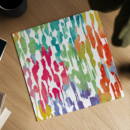 Splashes of Color III by Wild Apple Portfolio. Shown as a detailed flat fine art print, highlighting archival giclee quality. Available as an archival giclee rolled canvas, fine art paper, or poster print. SKU 17230a.