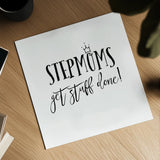 Stepmom Inspiration I by Wild Apple Portfolio. Shown as a detailed flat fine art print, highlighting archival giclee quality. Available as an archival giclee rolled canvas, fine art paper, or poster print. SKU 54757a.