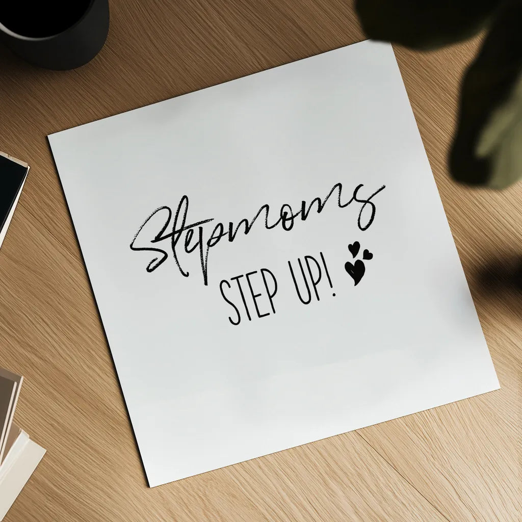 Stepmom Inspiration II by Wild Apple Portfolio. Shown as a detailed flat fine art print, highlighting archival giclee quality. Available as an archival giclee rolled canvas, fine art paper, or poster print. SKU 54758a.