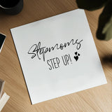 Stepmom Inspiration II by Wild Apple Portfolio. Shown as a detailed flat fine art print, highlighting archival giclee quality. Available as an archival giclee rolled canvas, fine art paper, or poster print. SKU 54758a.