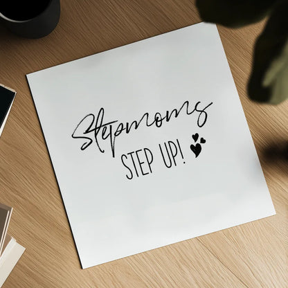 Stepmom Inspiration II by Wild Apple Portfolio. Shown as a detailed flat fine art print, highlighting archival giclee quality. Available as an archival giclee rolled canvas, fine art paper, or poster print. SKU 54758a.