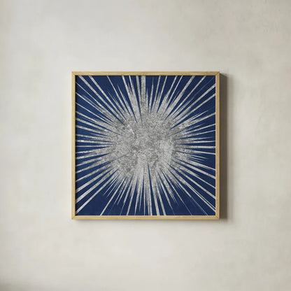 Sunburst I by Wild Apple Portfolio. Shown in a natural wood glass frame for a timeless modern aesthetic. Available as an archival giclee rolled canvas, fine art paper, or poster print. SKU 62005a.