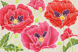 Sunshine Poppies by Wild Apple Portfolio. SKU 19603i. Archival Giclee Fine art print for wall decor.