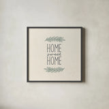 Sweet Home by Wild Apple Portfolio. Shown in a sleek black glass frame for a contemporary gallery look. Available as an archival giclee rolled canvas, fine art paper, or poster print. SKU 75059a.