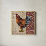 Tail Feathers II by Wild Apple Portfolio. Shown in a natural wood glass frame for a timeless modern aesthetic. Available as an archival giclee rolled canvas, fine art paper, or poster print. SKU 29559a.