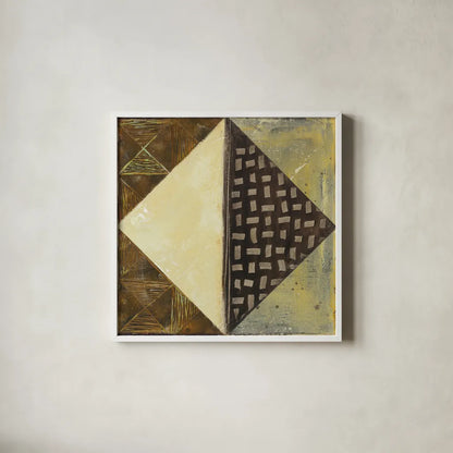 Tapestry II B by Wild Apple Portfolio. Shown in a crisp white glass frame for a clean and minimalist style. Available as an archival giclee rolled canvas, fine art paper, or poster print. SKU 24504a.