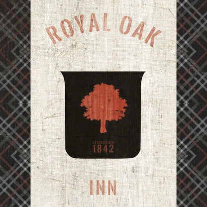 Tartan Lodge Shield II by Wild Apple Portfolio. SKU 50337a. Archival Giclee Fine art print for wall decor.