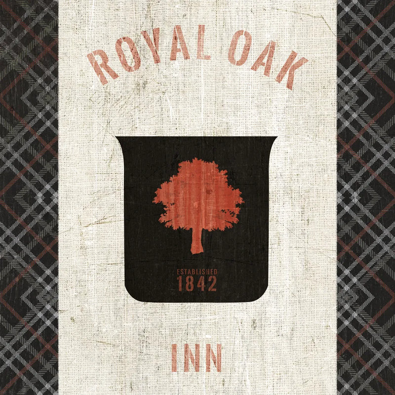 Tartan Lodge Shield II by Wild Apple Portfolio. SKU 50337a. Archival Giclee Fine art print for wall decor.