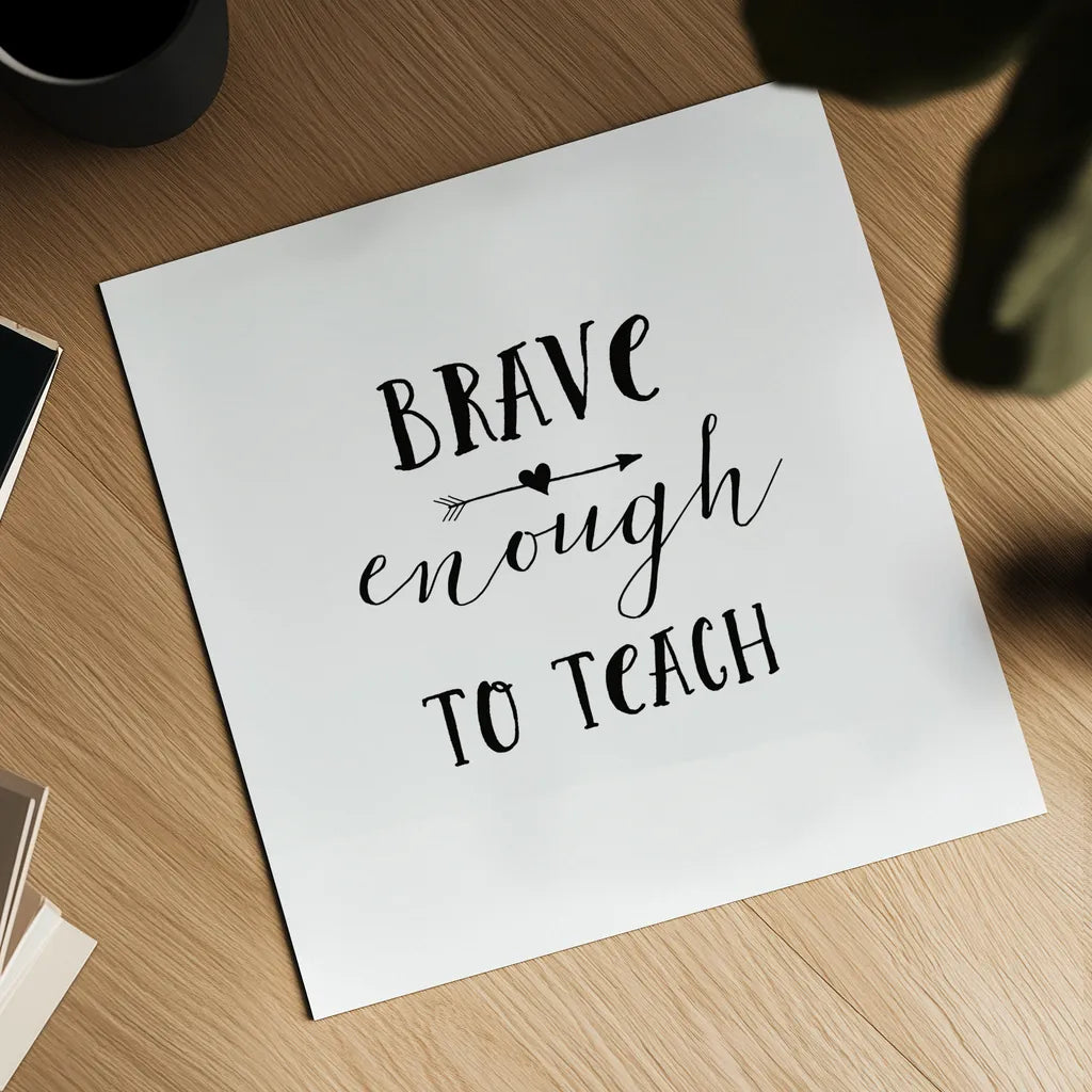 Teacher Inspiration II by Wild Apple Portfolio. Shown as a detailed flat fine art print, highlighting archival giclee quality. Available as an archival giclee rolled canvas, fine art paper, or poster print. SKU 54325a.