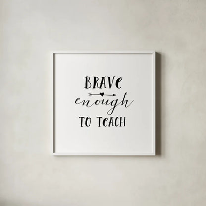 Teacher Inspiration II by Wild Apple Portfolio. Shown in a crisp white glass frame for a clean and minimalist style. Available as an archival giclee rolled canvas, fine art paper, or poster print. SKU 54325a.