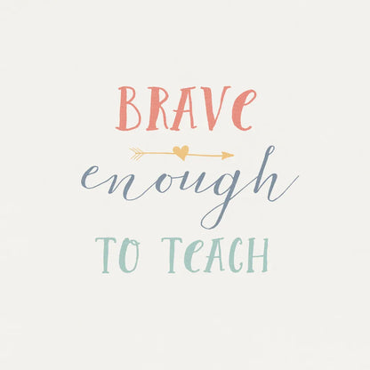 Teacher Inspiration II Color by Wild Apple Portfolio. SKU 54615a. Archival Giclee Fine art print for wall decor.