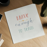 Teacher Inspiration II Color by Wild Apple Portfolio. Shown as a detailed flat fine art print, highlighting archival giclee quality. Available as an archival giclee rolled canvas, fine art paper, or poster print. SKU 54615a.