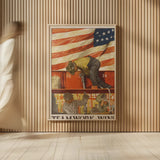 Teamwork Wins by Wild Apple Portfolio. shown as over sized large wall art. Available as an archival giclee rolled canvas, fine art paper, or poster print. SKU 103770h.