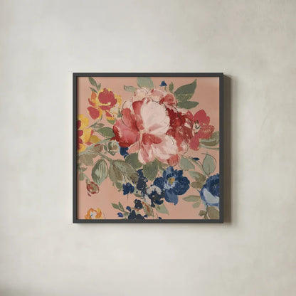 Terra Garden I by Wild Apple Portfolio. Shown in a sleek black glass frame for a contemporary gallery look. Available as an archival giclee rolled canvas, fine art paper, or poster print. SKU 57190a.