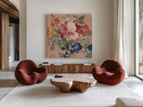Terra Garden I by Wild Apple Portfolio. Shown as extra-large giant wall art in a modern living room. Available as an archival giclee rolled canvas, fine art paper, or poster print. SKU 57190a.