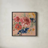 Terra Garden II by Wild Apple Portfolio. Shown in a sleek black glass frame for a contemporary gallery look. Available as an archival giclee rolled canvas, fine art paper, or poster print. SKU 57191a.