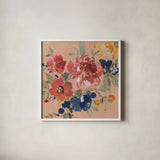 Terra Garden II by Wild Apple Portfolio. Shown in a crisp white glass frame for a clean and minimalist style. Available as an archival giclee rolled canvas, fine art paper, or poster print. SKU 57191a.