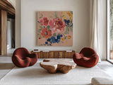 Terra Garden II by Wild Apple Portfolio. Shown as extra-large giant wall art in a modern living room. Available as an archival giclee rolled canvas, fine art paper, or poster print. SKU 57191a.