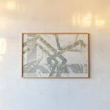 Terrazzo I Crop by Wild Apple Portfolio. shown as a paper print in a natural frame. Available as a archival giclee rolled canvas, fine art paper, or poster print. SKU 30178i.
