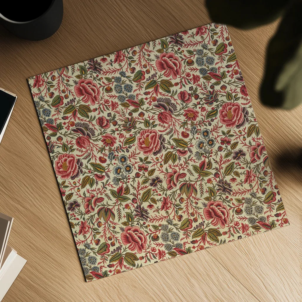 Textile Pattern II by Wild Apple Portfolio. Shown as a detailed flat fine art print, highlighting archival giclee quality. Available as an archival giclee rolled canvas, fine art paper, or poster print. SKU 86355a.