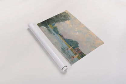 The Thames at Hampton Court by Wild Apple Portfolio. shown as a rolled paper print. Available as archival giclee rolled canvas, fine art paper, or poster print. SKU 102479i.