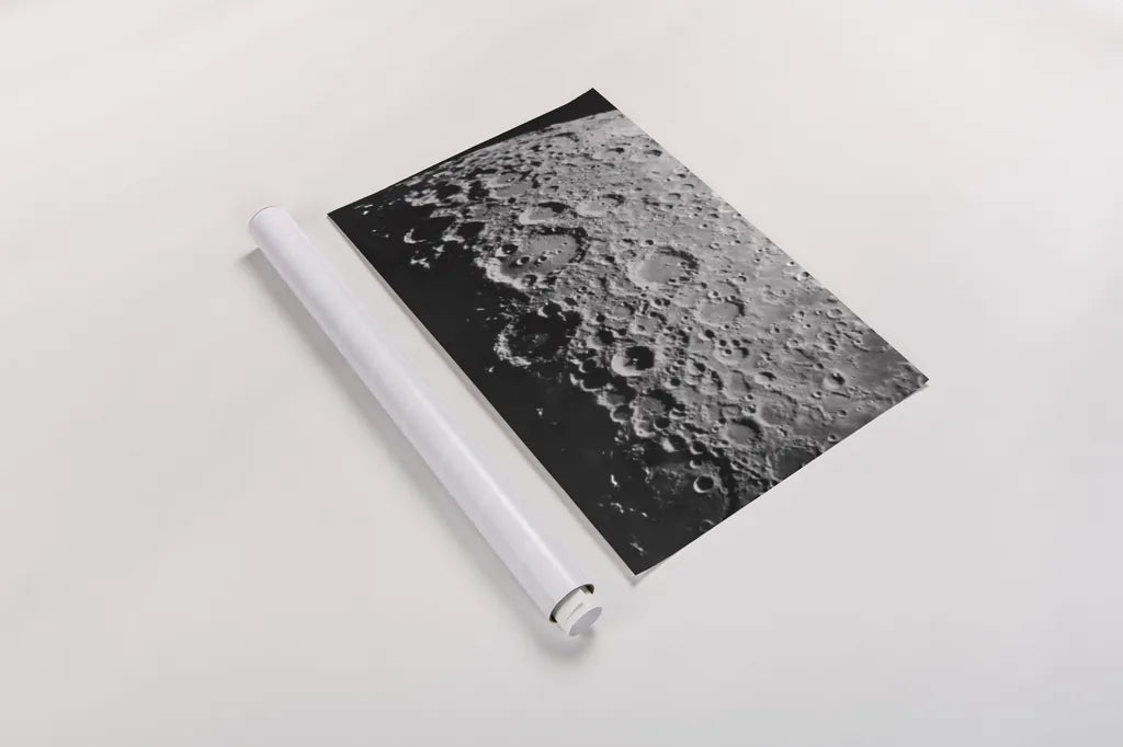 Transparencies of the Moon by Wild Apple Portfolio. shown as a rolled paper print. Available as archival giclee rolled canvas, fine art paper, or poster print. SKU 84535h.