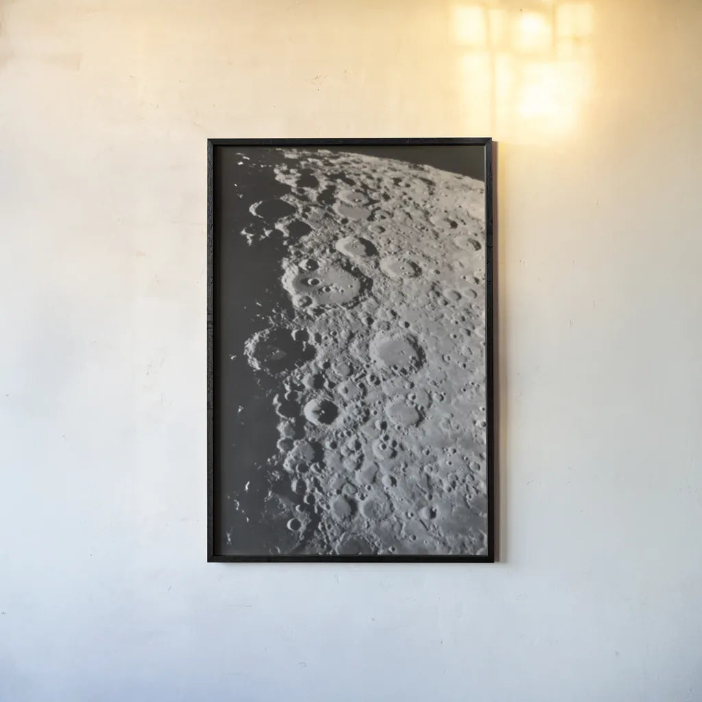 Transparencies of the Moon by Wild Apple Portfolio. shown as a paper print in a black flame. Available as a archival giclee rolled canvas, fine art paper, or poster print. SKU 84535h.