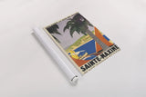 Travel Poster I by Wild Apple Portfolio. shown as a rolled paper print. Available as archival giclee rolled canvas, fine art paper, or poster print. SKU 65647h.