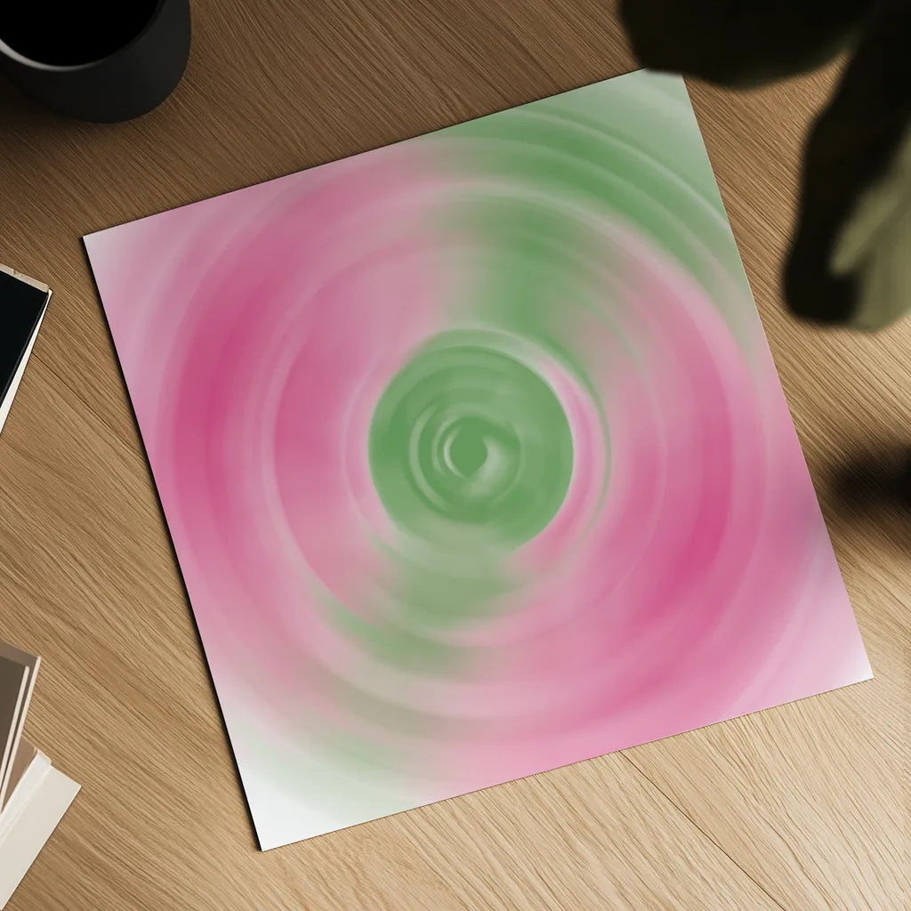 Twirling Garden II by Wild Apple Portfolio. Shown as a detailed flat fine art print, highlighting archival giclee quality. Available as an archival giclee rolled canvas, fine art paper, or poster print. SKU 80713a.