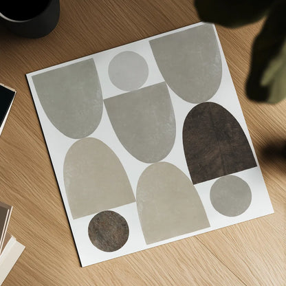 Ups and Downs Sq by Wild Apple Portfolio. Shown as a detailed flat fine art print, highlighting archival giclee quality. Available as an archival giclee rolled canvas, fine art paper, or poster print. SKU 73930a.