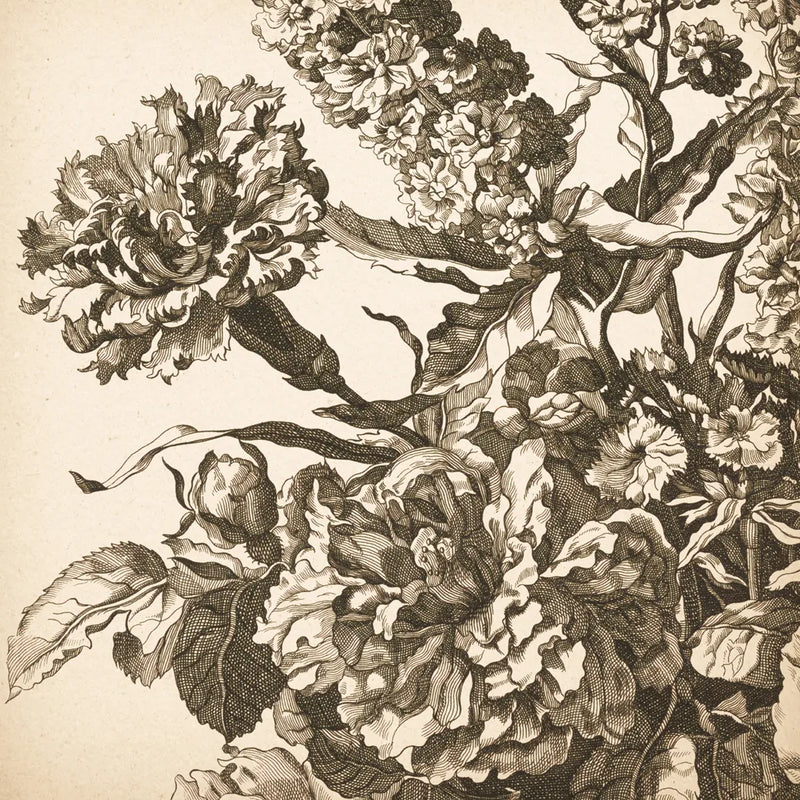 Urn Arrangement III by Wild Apple Portfolio. SKU 95558a. Archival Giclee Fine art print for wall decor.