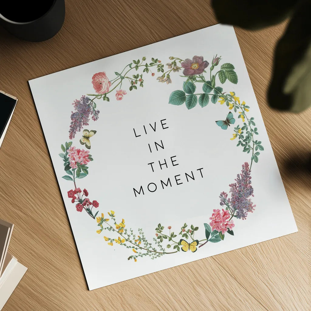 Victorian Garden Bright V by Wild Apple Portfolio. Shown as a detailed flat fine art print, highlighting archival giclee quality. Available as an archival giclee rolled canvas, fine art paper, or poster print. SKU 77665a.