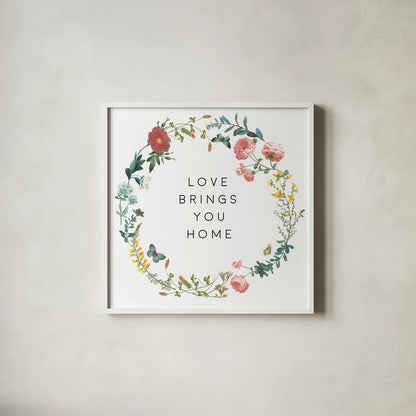 Victorian Garden Bright VI by Wild Apple Portfolio. Shown in a crisp white glass frame for a clean and minimalist style. Available as an archival giclee rolled canvas, fine art paper, or poster print. SKU 77666a.