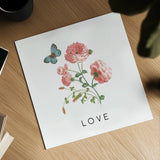 Victorian Garden Bright VII by Wild Apple Portfolio. Shown as a detailed flat fine art print, highlighting archival giclee quality. Available as an archival giclee rolled canvas, fine art paper, or poster print. SKU 77667a.
