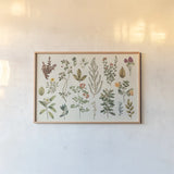 Victorian Garden III Autumn by Wild Apple Portfolio. shown as a paper print in a natural frame. Available as a archival giclee rolled canvas, fine art paper, or poster print. SKU 70570i.