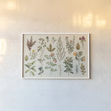 Victorian Garden III Autumn by Wild Apple Portfolio. shown as a paper print in a white frame. Available as a archival giclee rolled canvas, fine art paper, or poster print. SKU 70570i.
