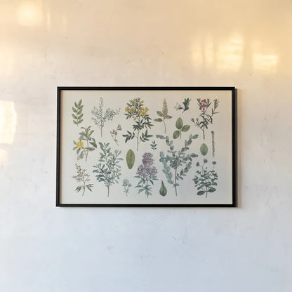 Victorian Garden IV by Wild Apple Portfolio. shown as a paper print in a black flame. Available as a archival giclee rolled canvas, fine art paper, or poster print. SKU 46808i.