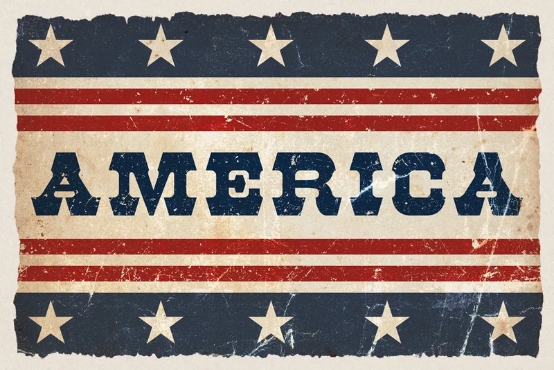 Vintage America by Wild Apple Portfolio. SKU 102828i. Archival Giclee Fine art print for wall decor.