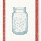Vintage Mason Jar I by Wild Apple Portfolio. SKU 57422a. Archival Giclee Fine art print for wall decor.